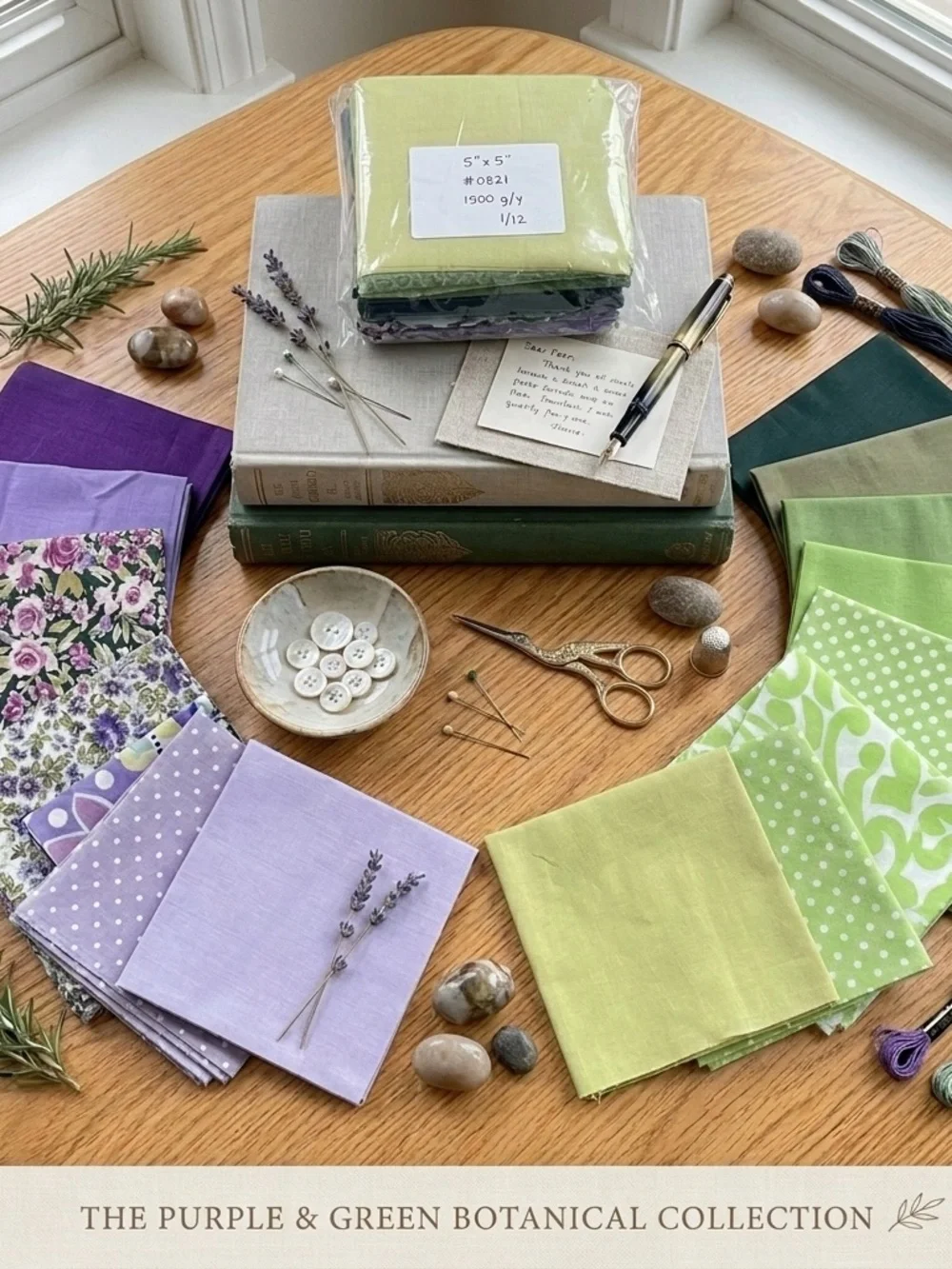 150 pcs Thistle & Sage pre cut charm pack 5